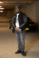 Timeless black Varsity Jacket SUEDE (Pre Order)