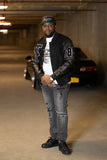 Timeless black Varsity Jacket SUEDE (Pre Order)