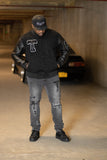 Timeless black Varsity Jacket SUEDE (Pre Order)